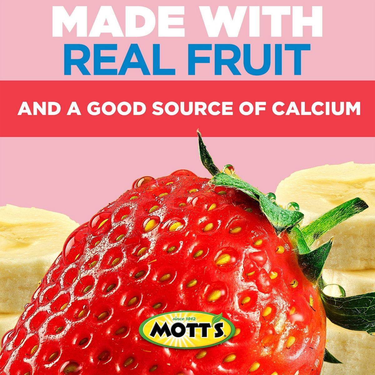 Mott's Smoothie de Frutas Fresa y Plátano en Bolsitas - 33.6 oz/8 ct - Imagen 9