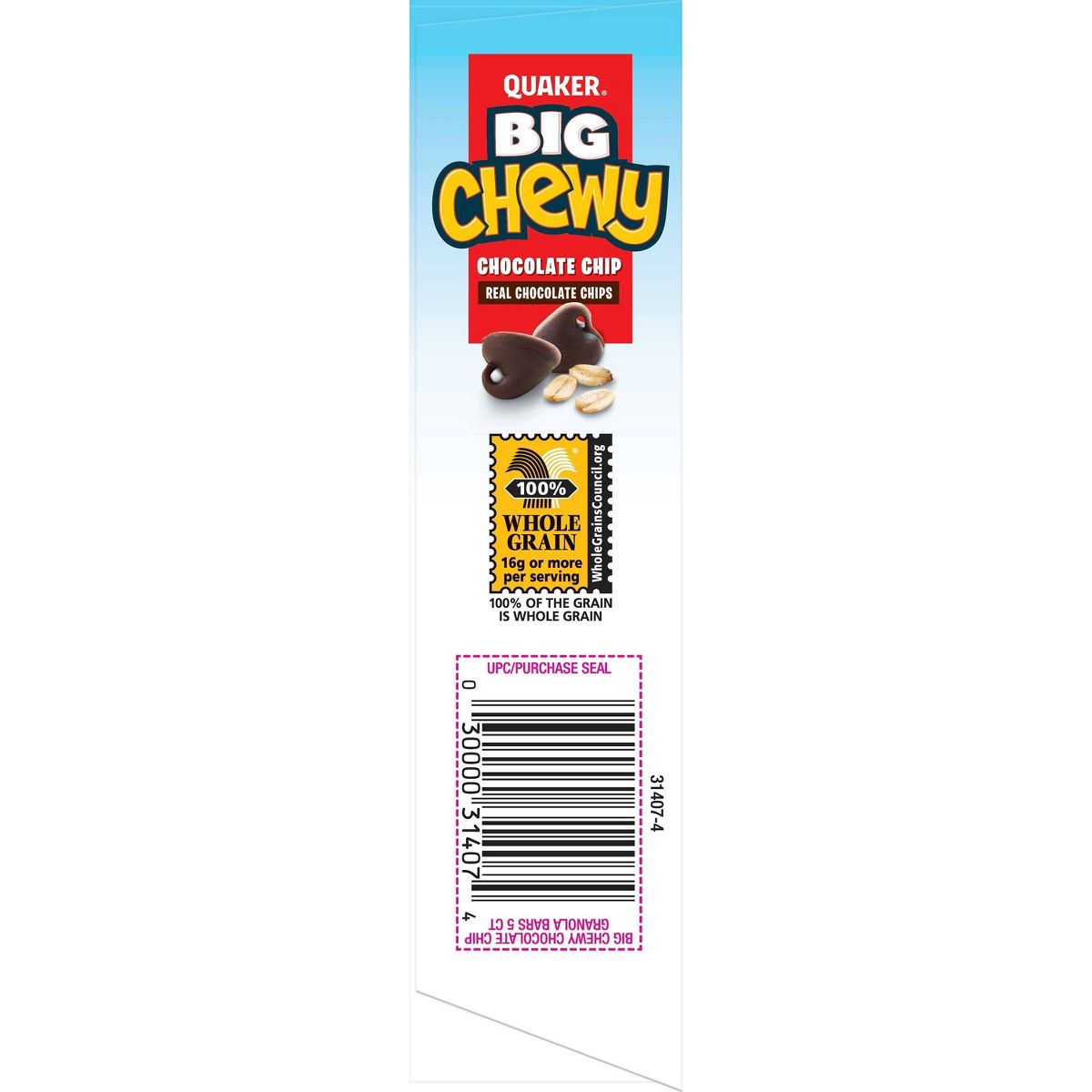 Quaker Big Chewy Barras de Granola con Chispas de Chocolate - 7.4 oz / 5 ct - Imagen 5