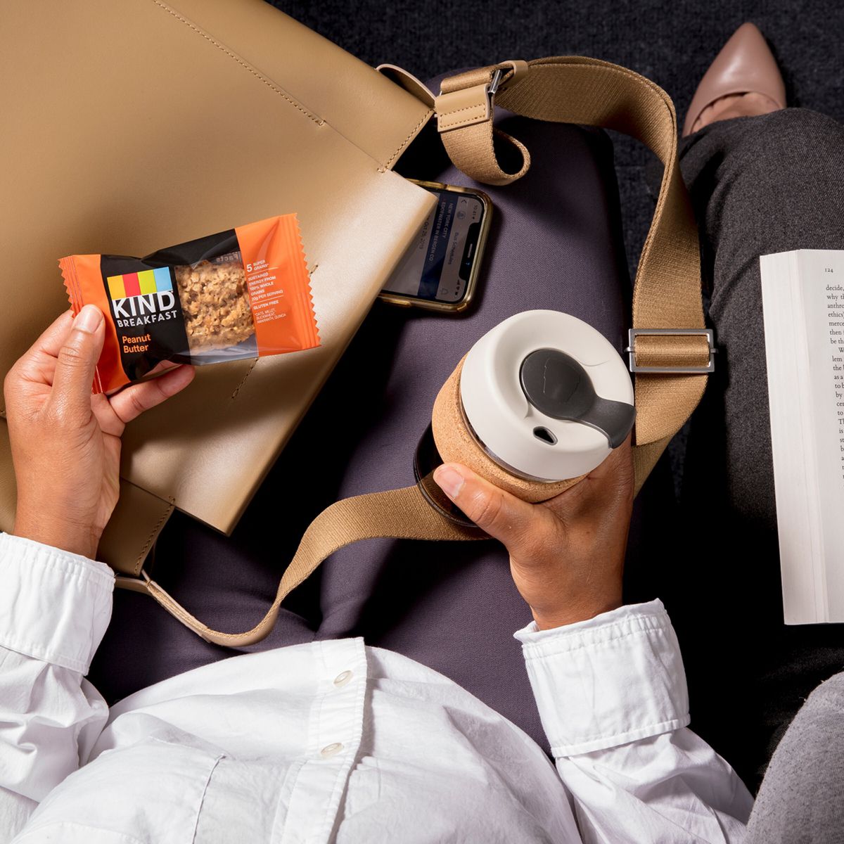 Kind Desayuno Barras de Mantequilla de Cacahuate - 10.58 oz/12 ct - Imagen 7