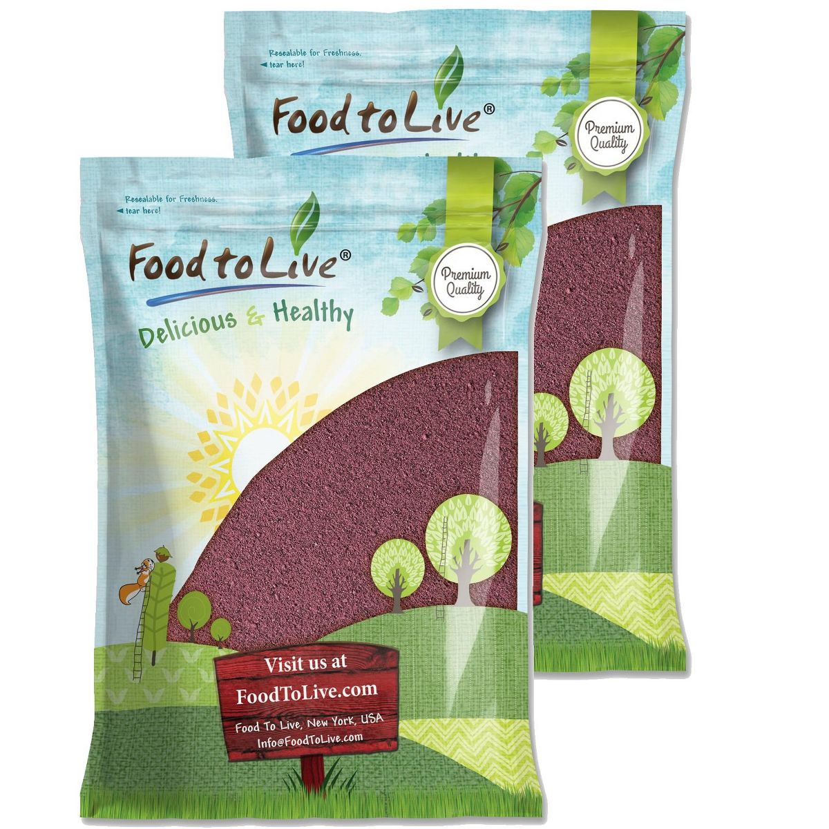 Polvo de Jugo de Mora - por Food to Live