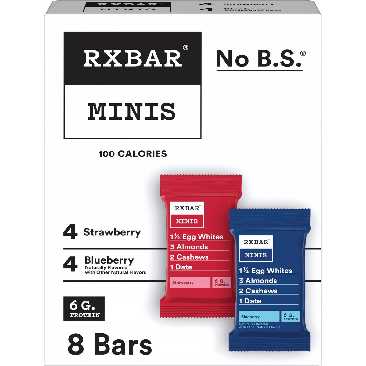 RXBAR Mini Barras de Proteína de Arándano y Fresa - 7.36 oz/8 ct - Imagen 2