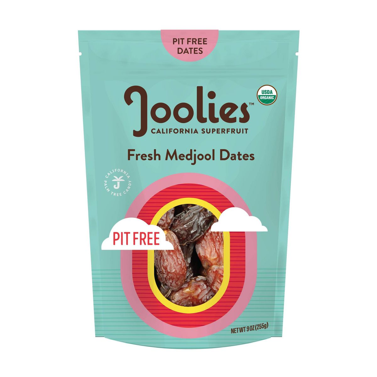 Dátiles Medjool sin hueso orgánicos Joolies - 9 oz
