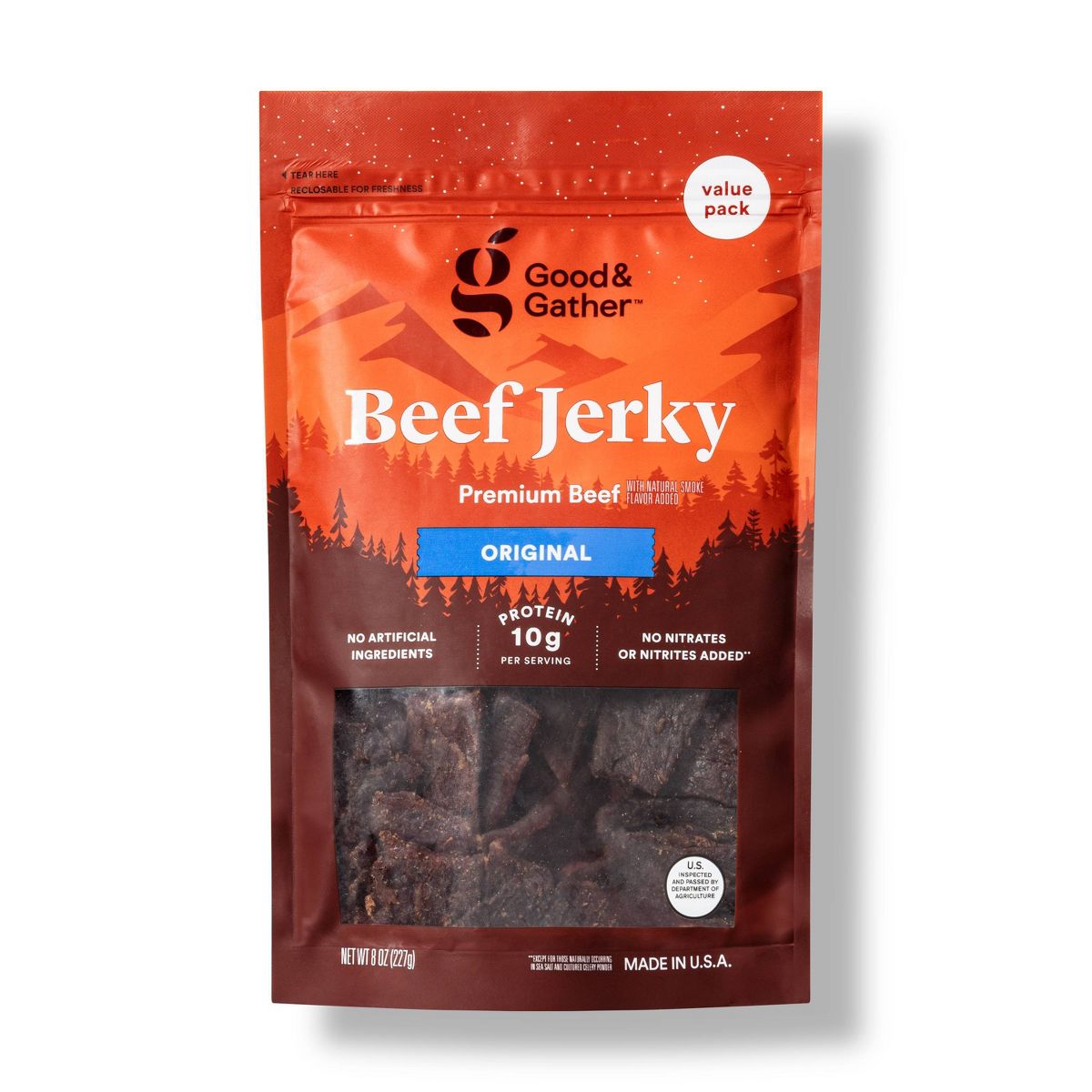 Carne Seca Original de Res - 10g de Proteína - 8 oz - Good & Gather™
