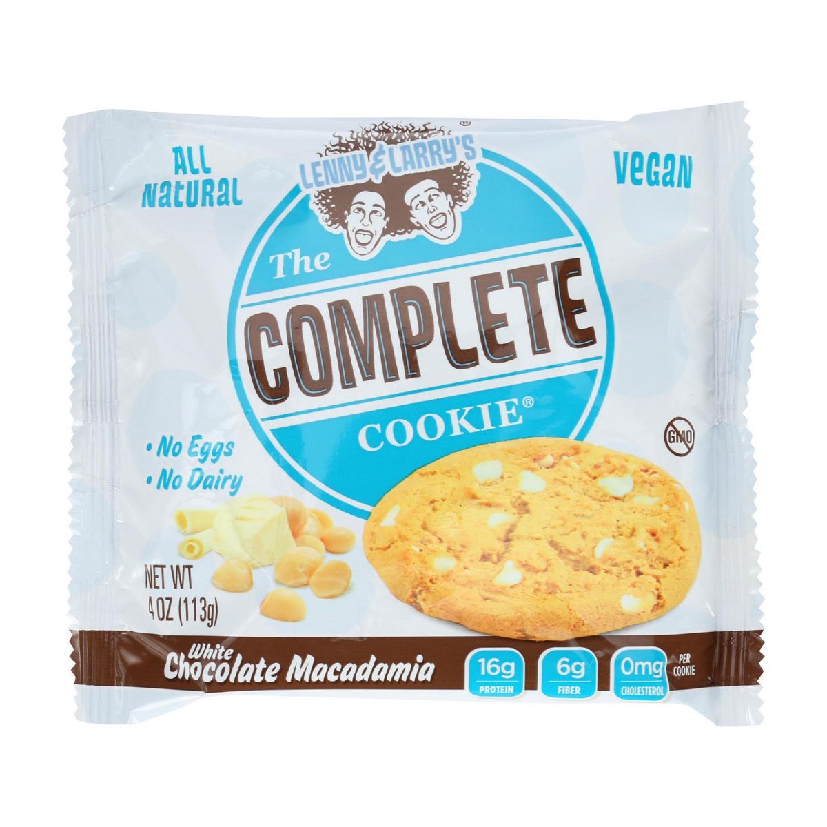 Galleta Completa Lenny & Larry's White Chocolate Macadamia - 12 barras, 4 oz - Imagen 3