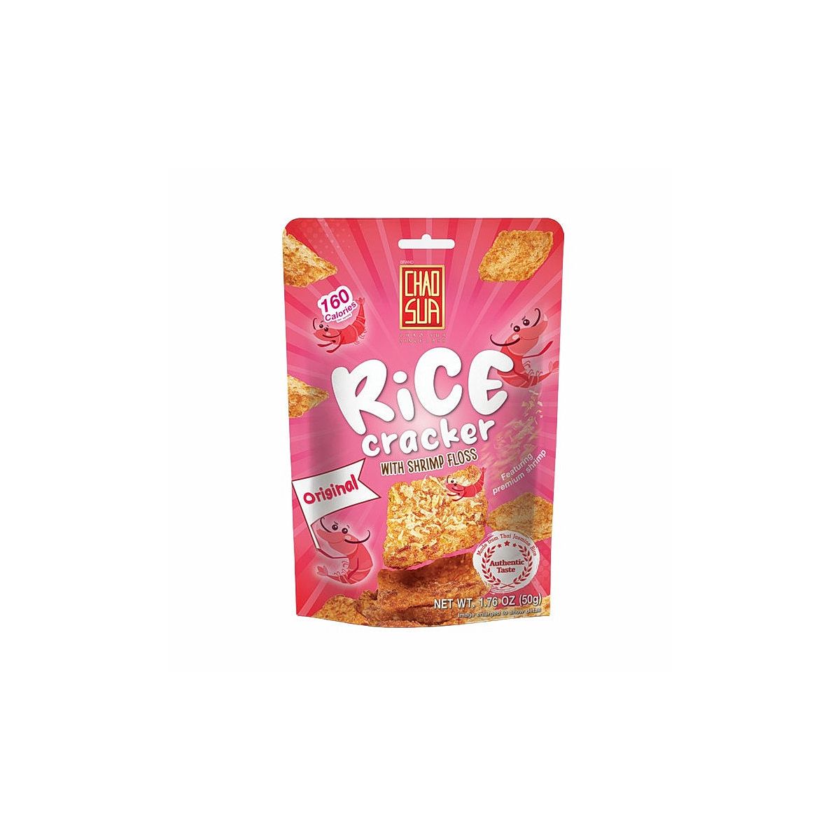 Galletas de Arroz Chao Sua 5 Sabores Variados Muestras Horneadas 1.76 oz (Paquete de 5) - Imagen 3