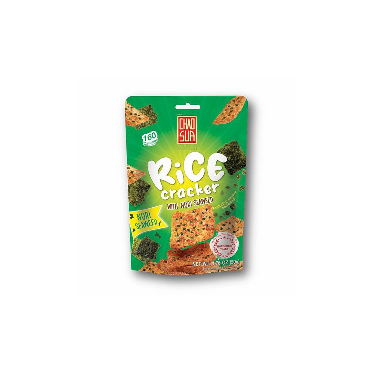 Galletas de Arroz Chao Sua 5 Sabores Variados Muestras Horneadas 1.76 oz (Paquete de 5) - Imagen 8