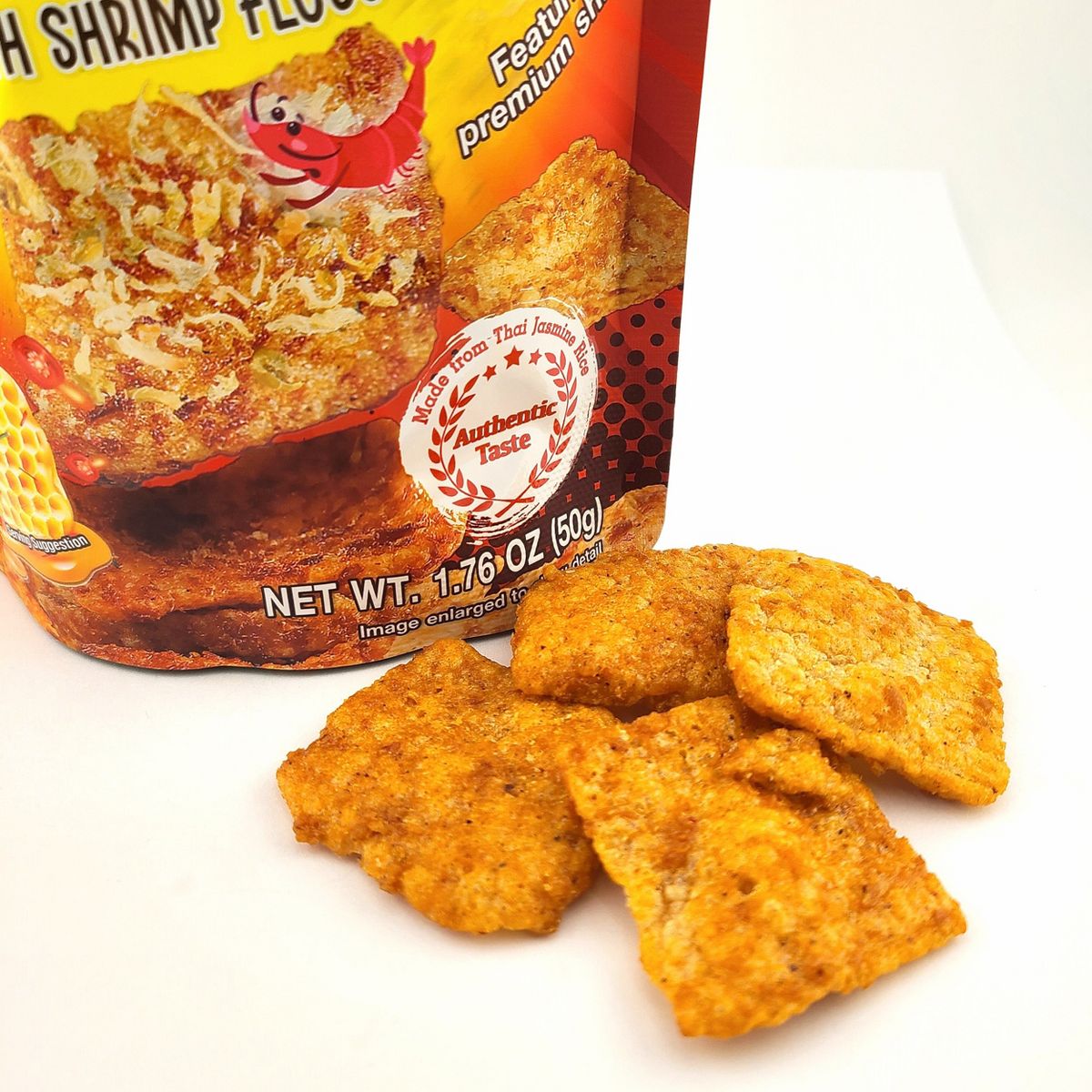 Galletas de Arroz Chao Sua 5 Sabores Variados Muestras Horneadas 1.76 oz (Paquete de 5) - Imagen 10