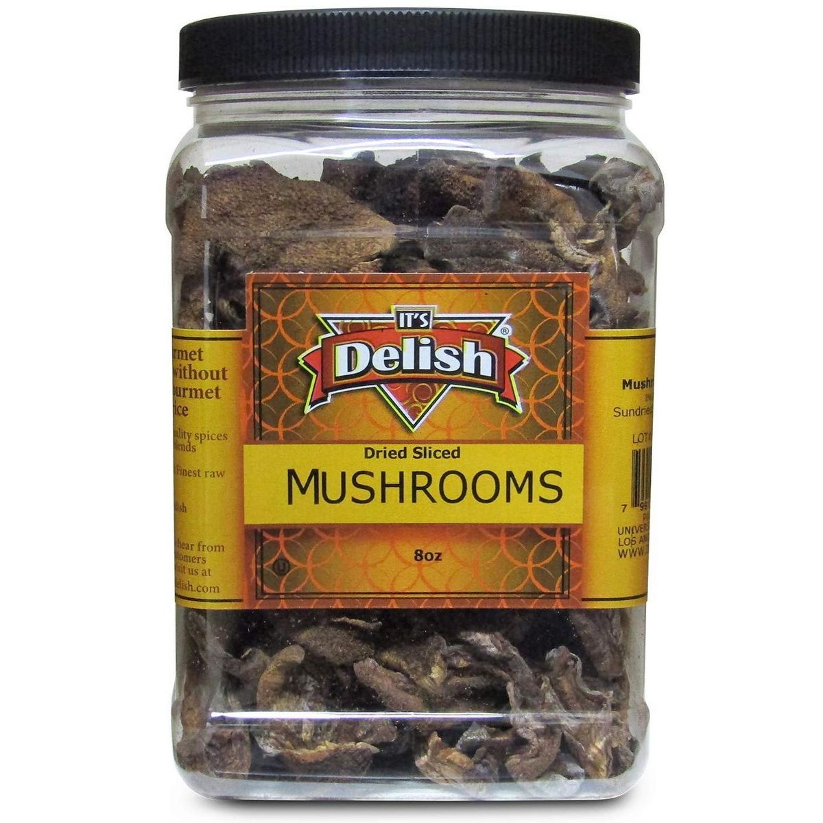 Rebanadas de Hongos Secos (Boletus Luteus) por It's Delish, 8 Oz | Contenedor Jumbo - Imagen 3