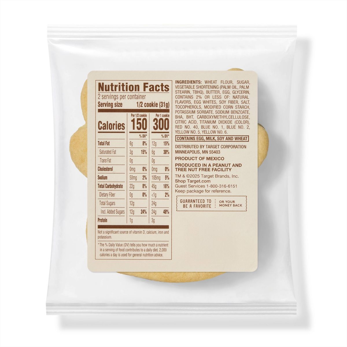 Galleta Decorada de Reno para Fiestas - 2.2 oz - Favorite Day™ - Imagen 3