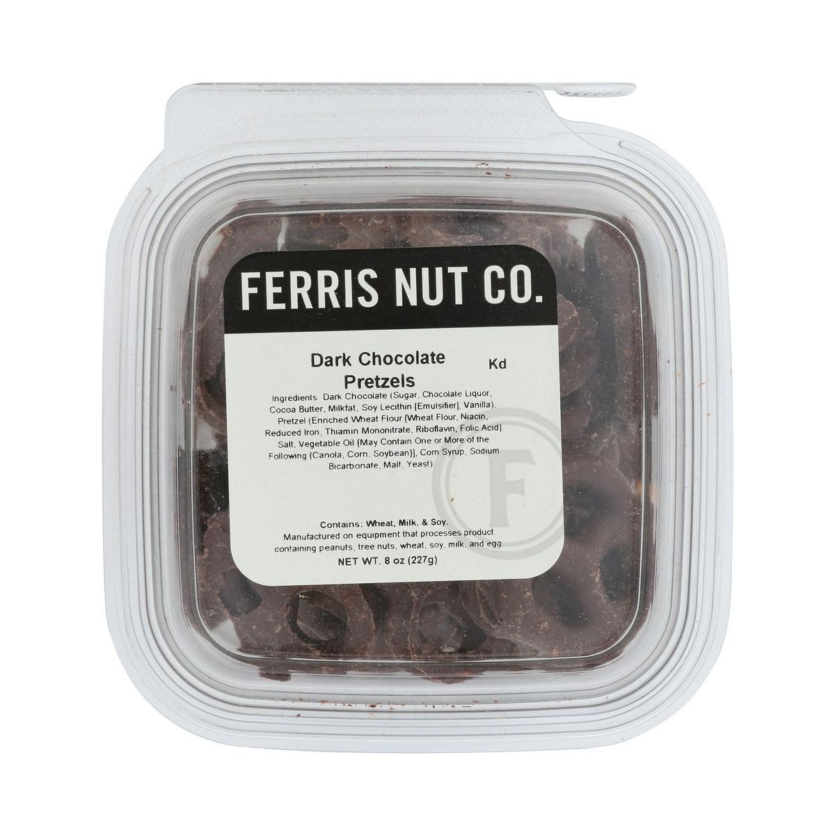 Ferris Nut Co Pretzels con Chocolate Oscuro - Paquete de 12 - 8 oz - Imagen 3