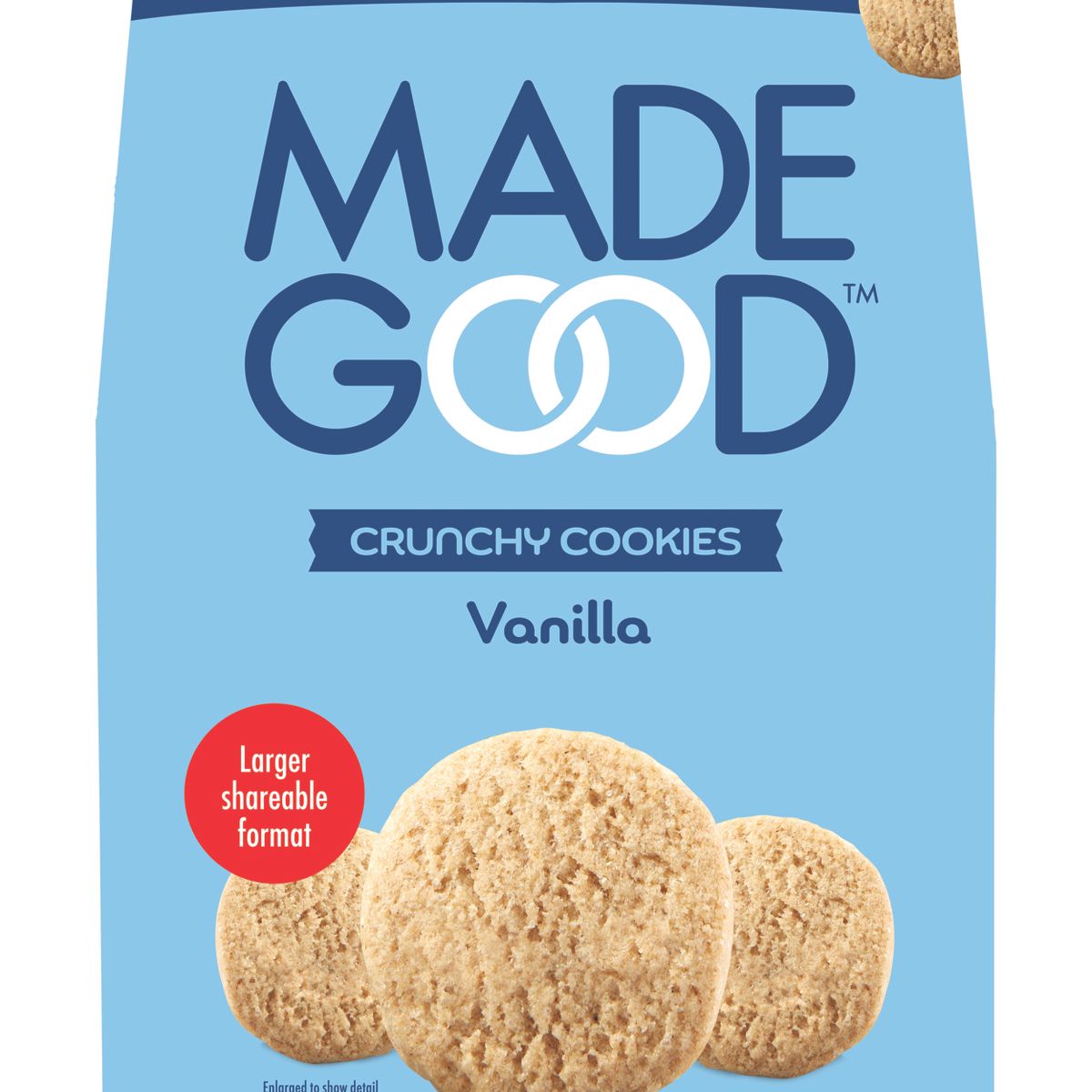 Galletas de Vainilla Orgánicas, Veganas y Sin Gluten MadeGood - 7 oz