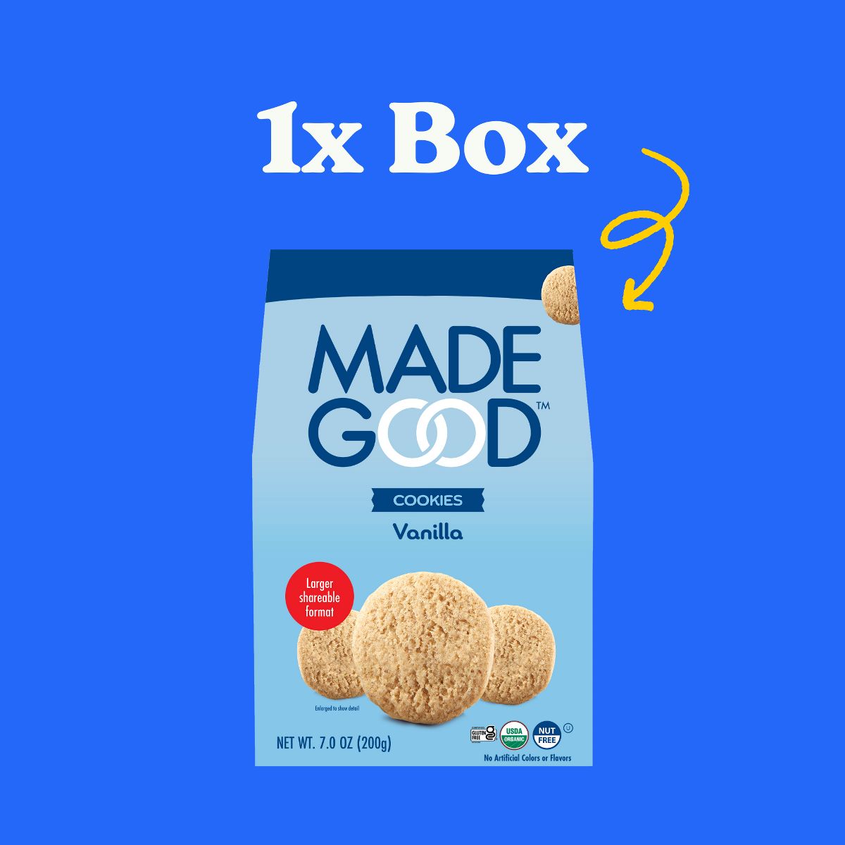 Galletas de Vainilla Orgánicas, Veganas y Sin Gluten MadeGood - 7 oz - Imagen 4