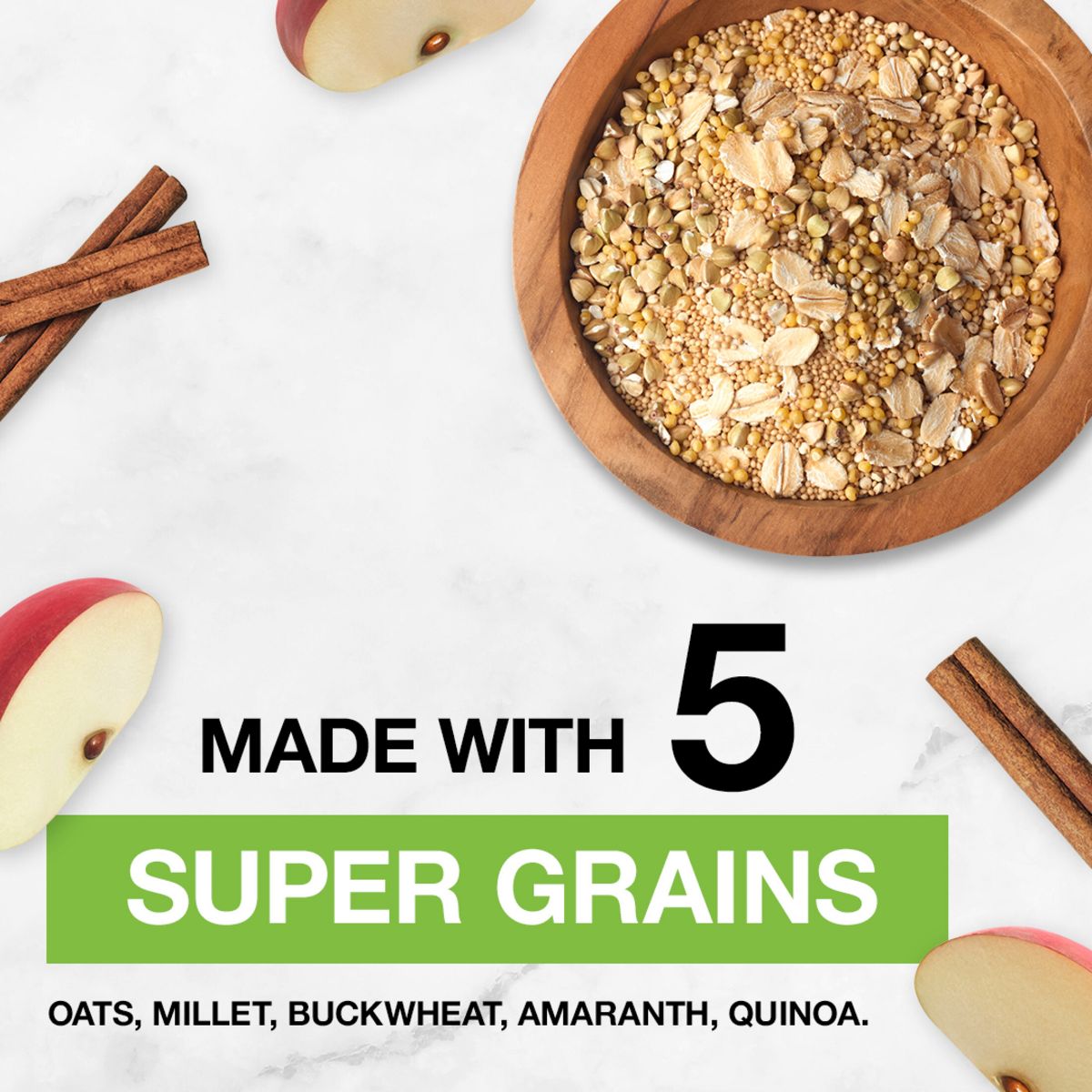 KIND Barras Nutritivas para el Desayuno de Manzana y Canela - 10.58 oz / 6 ct - Imagen 8