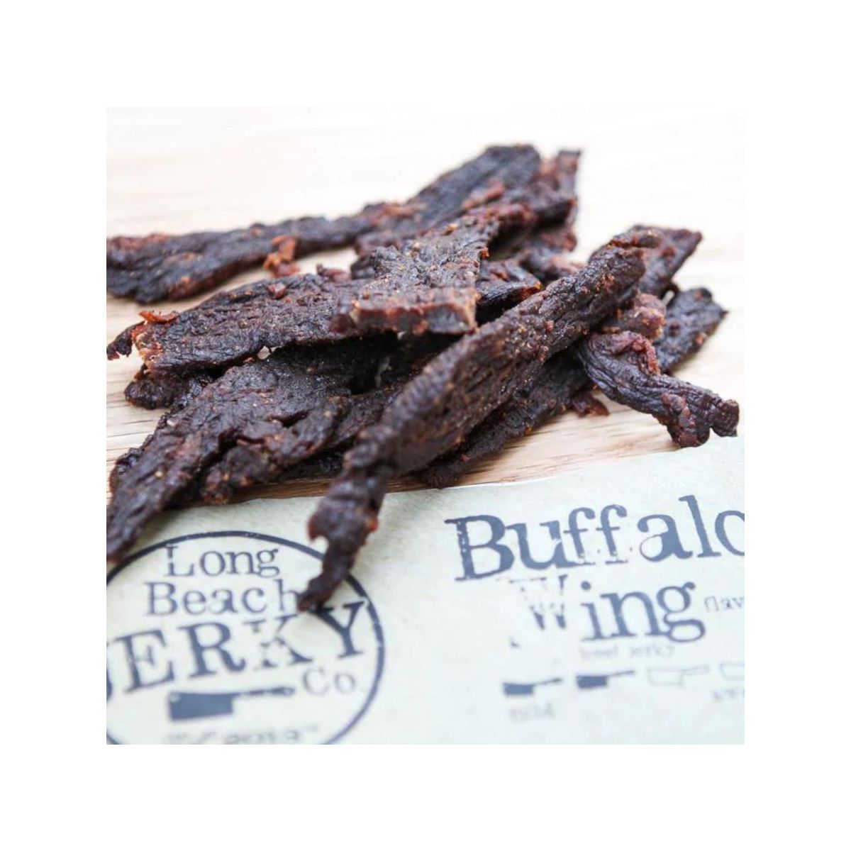 JVL Enterprises 2.5 oz Cecina de Res Sabor Buffalo Wing - Paquete de 3 - Imagen 4