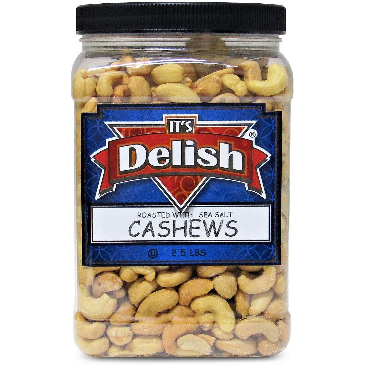 Nueces de la India tostadas y saladas, con sal de mar por It's Delish, envase jumbo de 2.5 lbs - Imagen 3