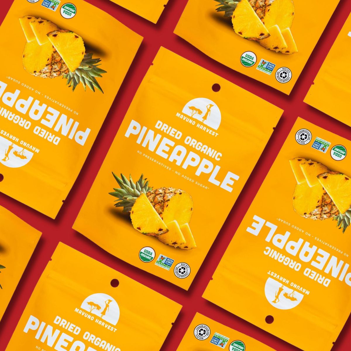 Mavuno Harvest Piña Deshidratada Orgánica para Snack, un Alimento Saludable Vegano y Sin Gluten, sin Conservadores ni Azúcares Añadidos - Imagen 5