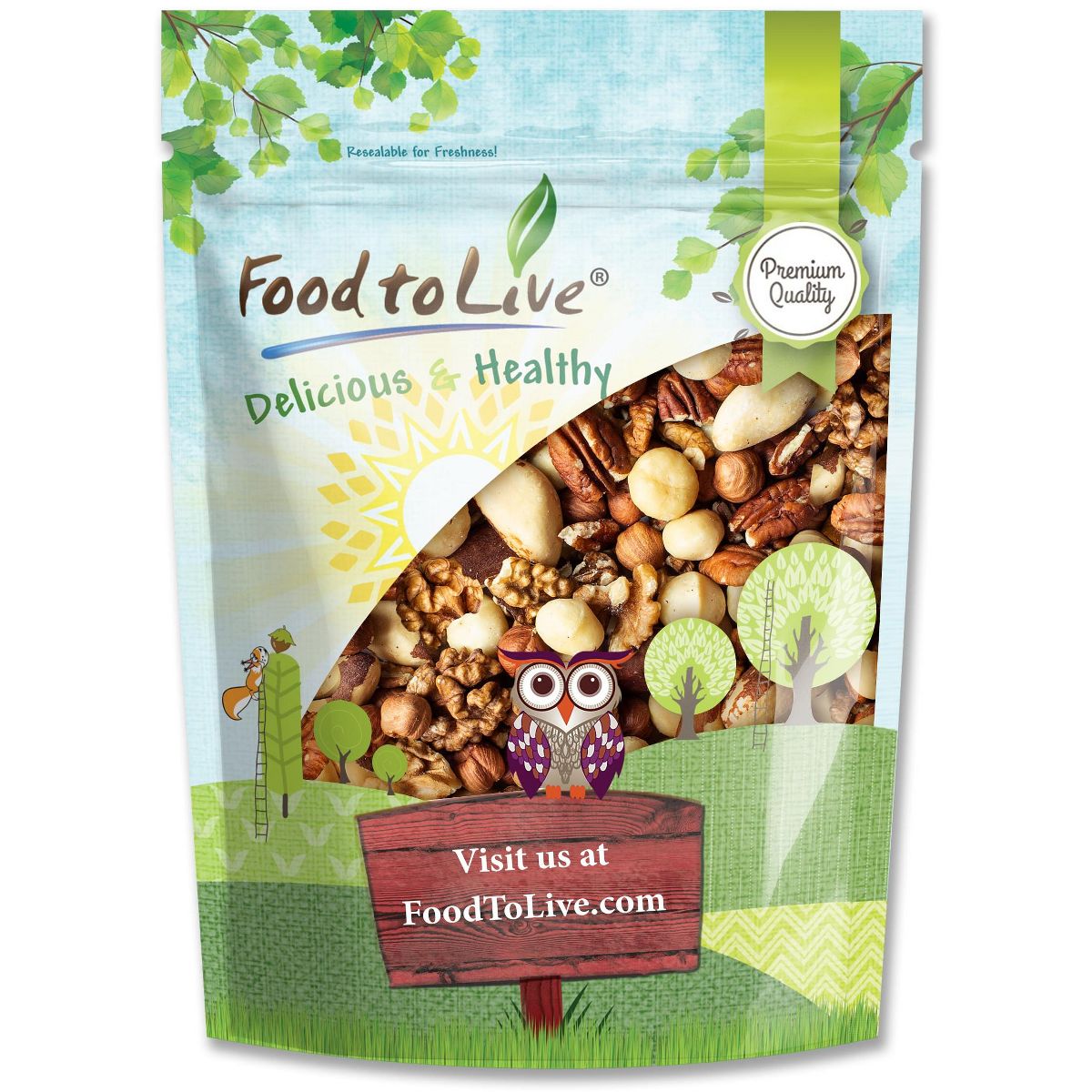 Mezcla de Nueces Keto - por Food To Live - Imagen 2
