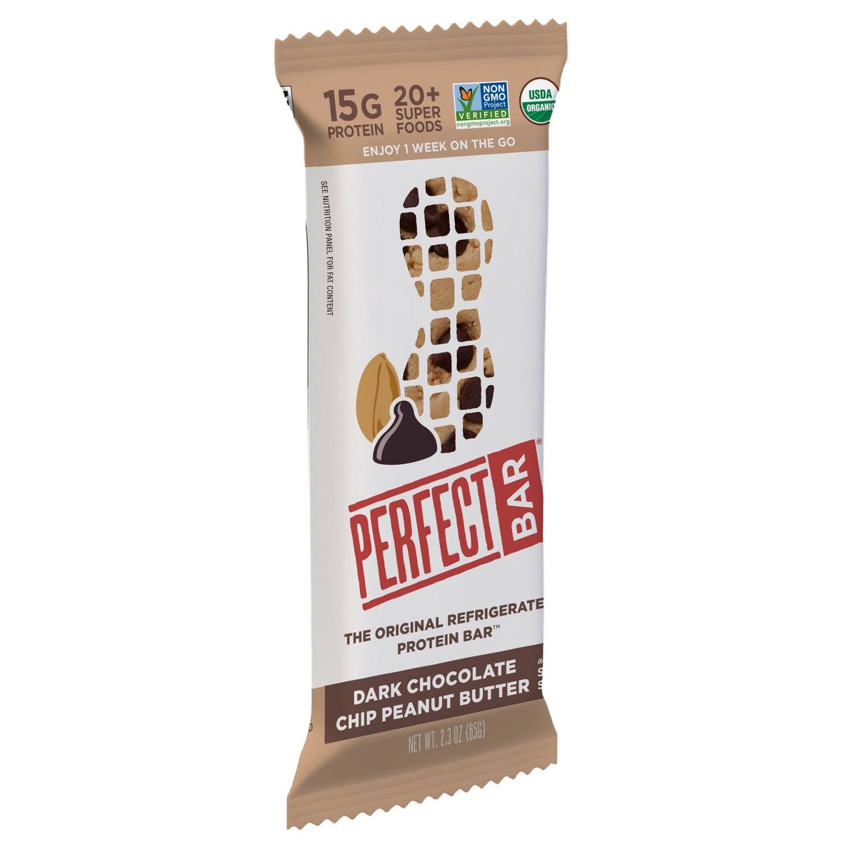 Perfect Bar Mantequilla de Cacahuate con Chocolate Oscuro y Sal Marina - 2.3 oz - Imagen 11