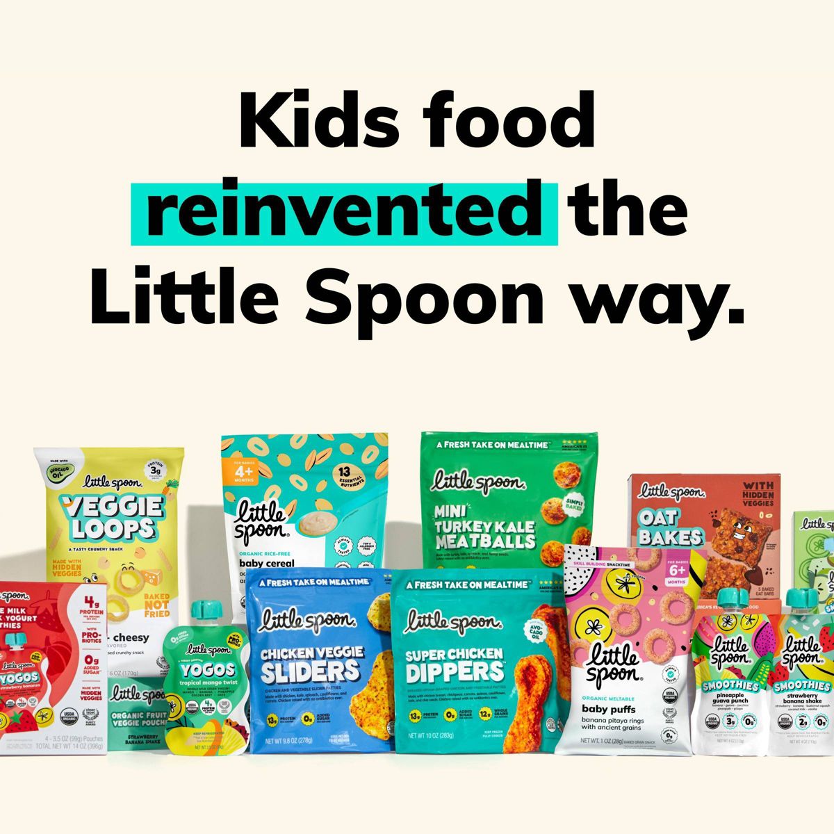 Little Spoon Green Dream Smoothie Orgánico para Niños - Bolsas Refrigeradas de 16 oz/4ct - Imagen 10