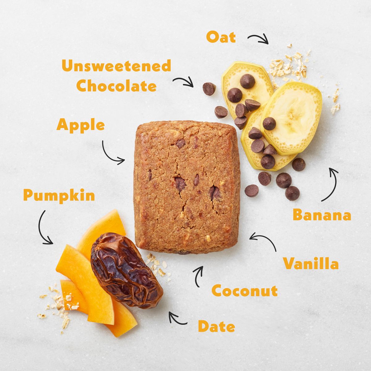 Barritas de Snack Once Upon a Farm Plátano con Chips de Chocolate y Avena - 9.6 oz / 8 ct - Imagen 4