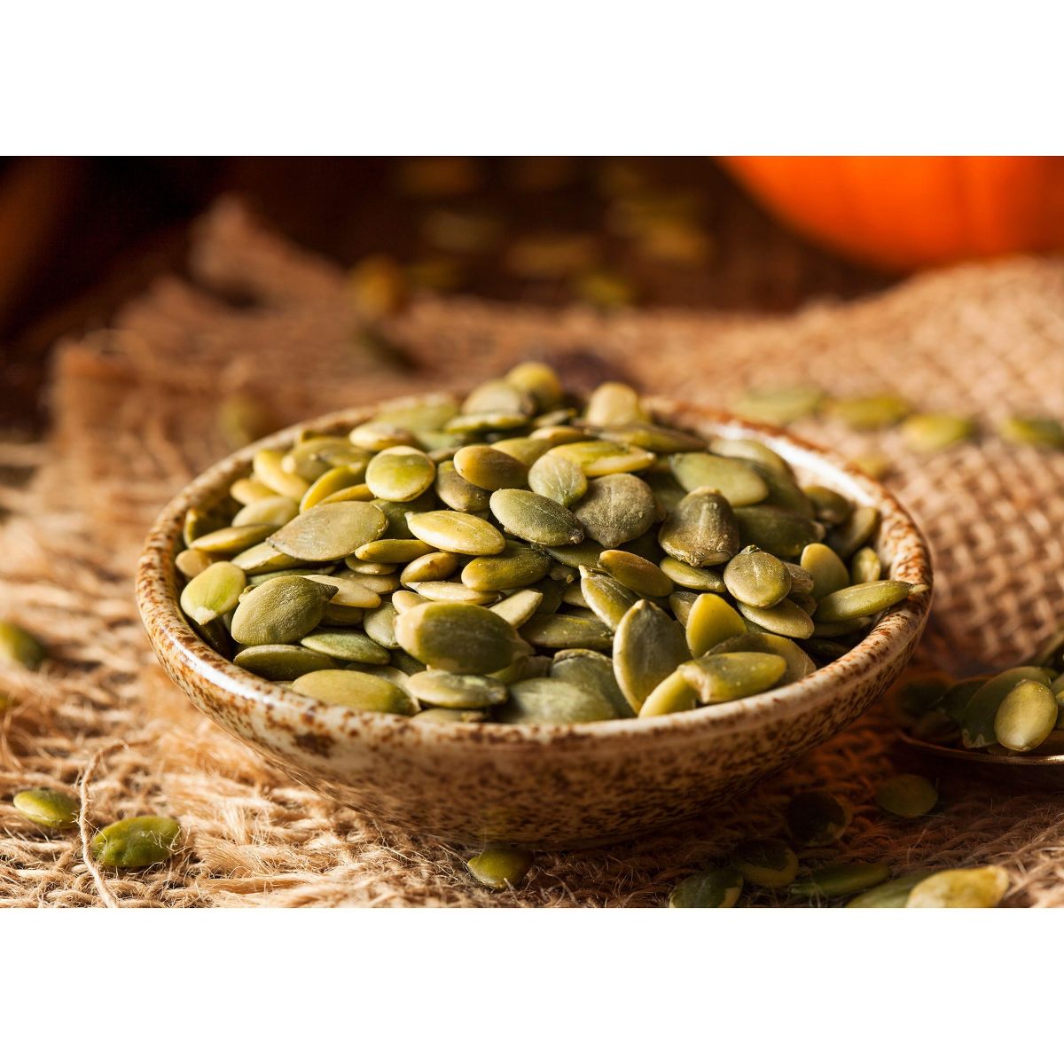 Pepitas de Calabaza Tostadas en Seco - Sin Sal, Enteras Tostadas al Horno, Sin Aceite Añadido, Sin Cáscara, Veganas, Kosher, Apto para Keto, Granel. Bajas en Carbohidratos. - Imagen 7