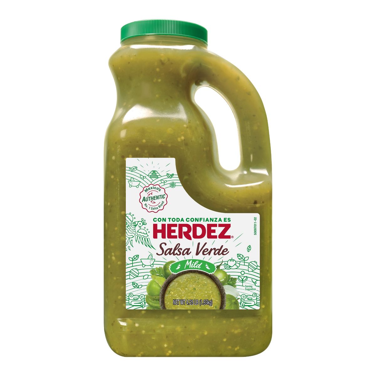 Herdez Salsa Verde en Jarra - 68 oz - Imagen 2