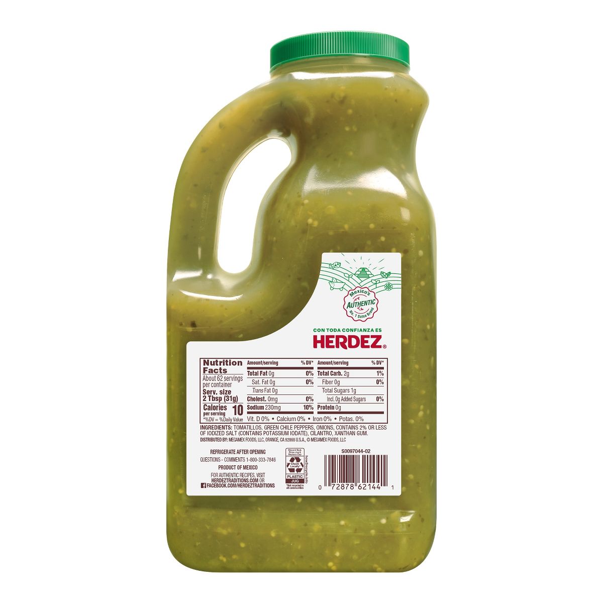Herdez Salsa Verde en Jarra - 68 oz - Imagen 5