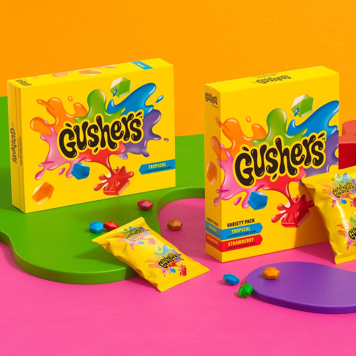 Fruit Gushers Bocadillos de Fruta con Sabor Tropical - 6ct/4.8oz - Imagen 7