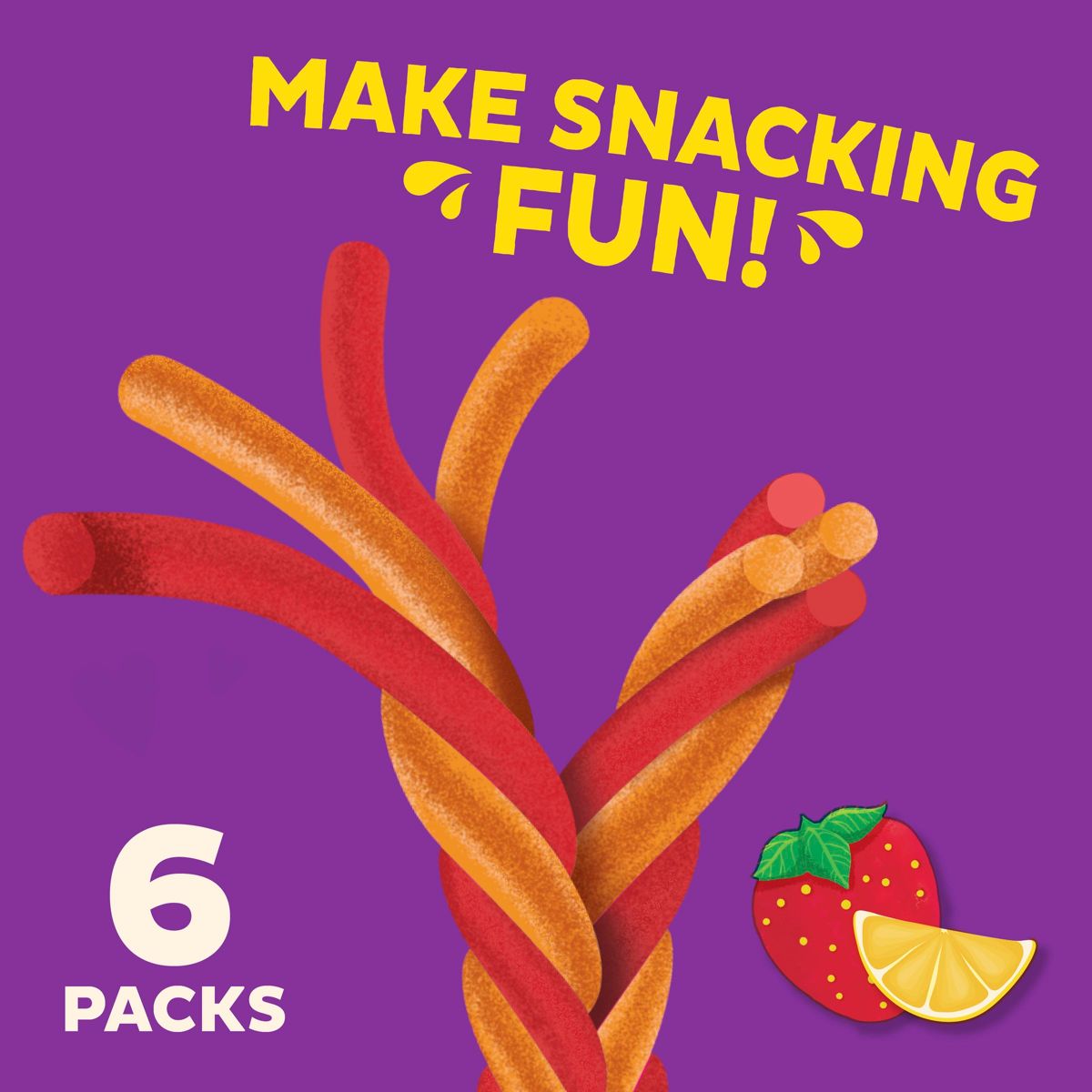 Annie's Organic Sweet & Sour Twists Fruit Snacks - 7.68 oz/12 ct - Imagen 3