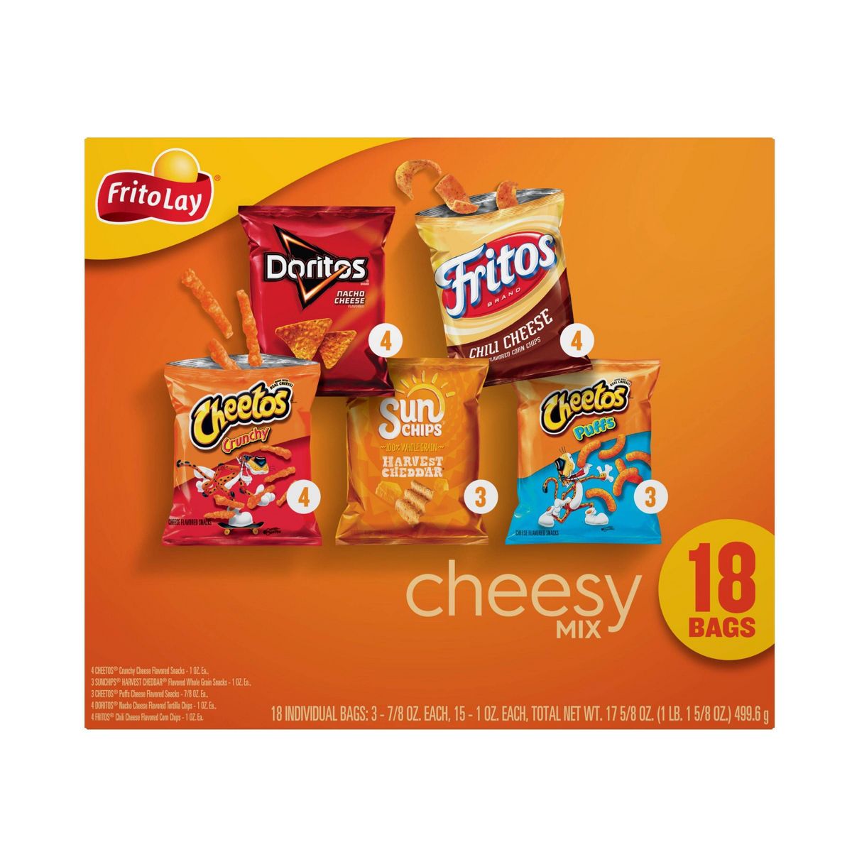 Frito-Lay Paquete Variado de Sabores con Queso - 18ct - Imagen 3