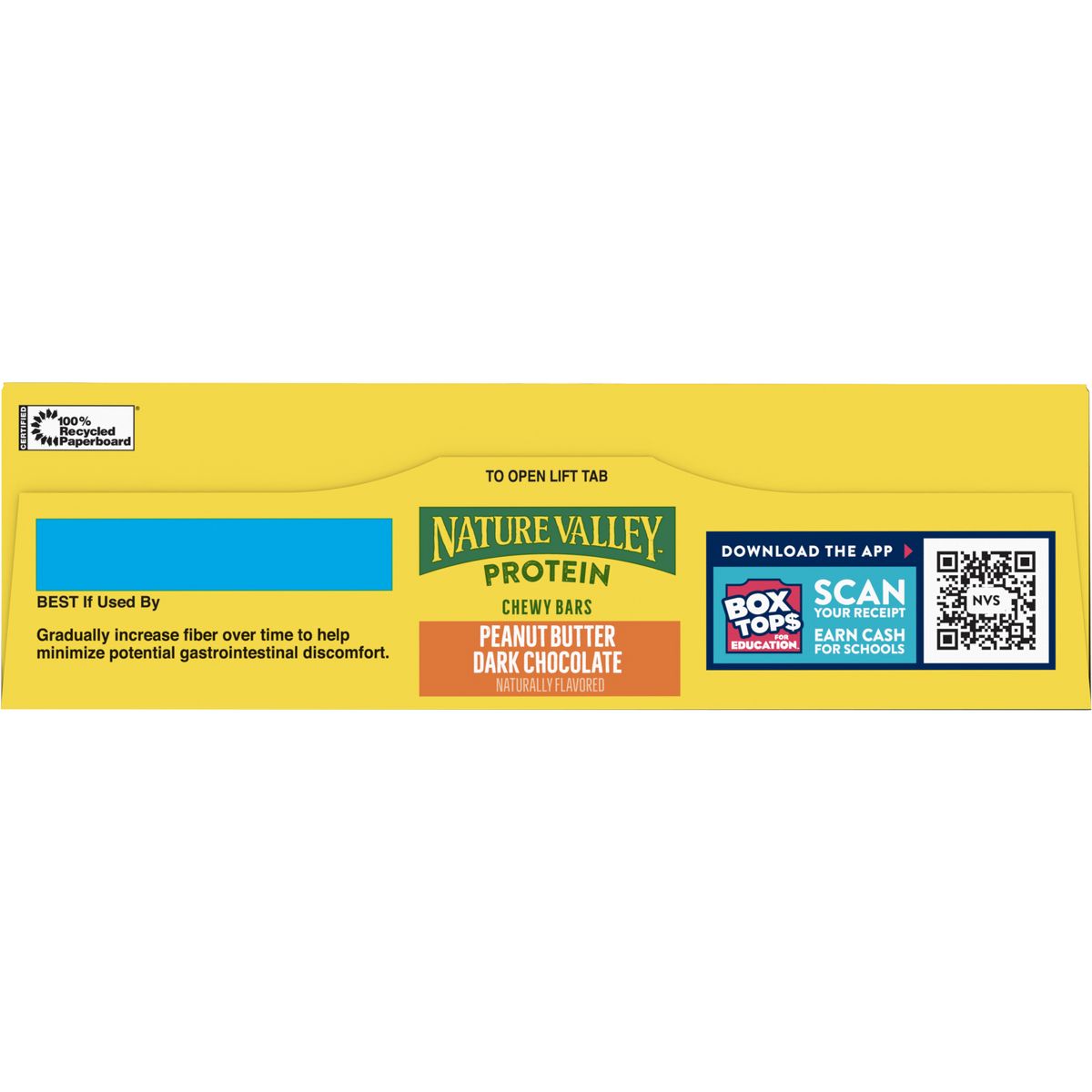 Nature Valley Barritas Masticables de Proteína con Mantequilla de Cacahuate y Chocolate Oscuro - 14.2 oz - 10 ct - Imagen 8