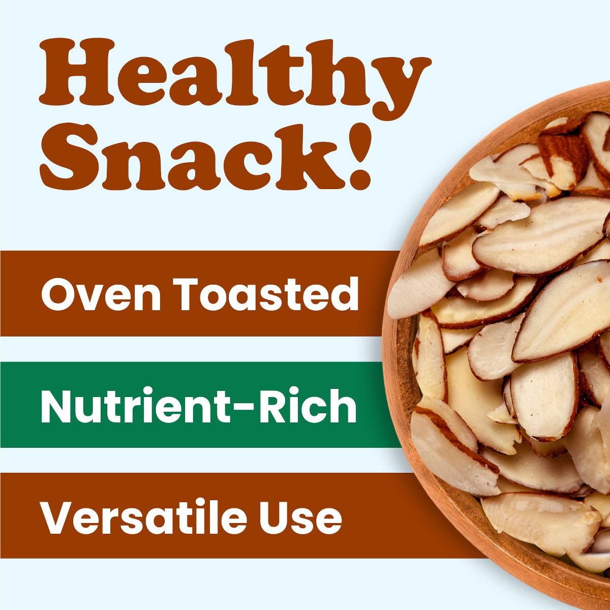 Almendras Fileteadas Tostadas Naturales - por Food to Live - Imagen 5