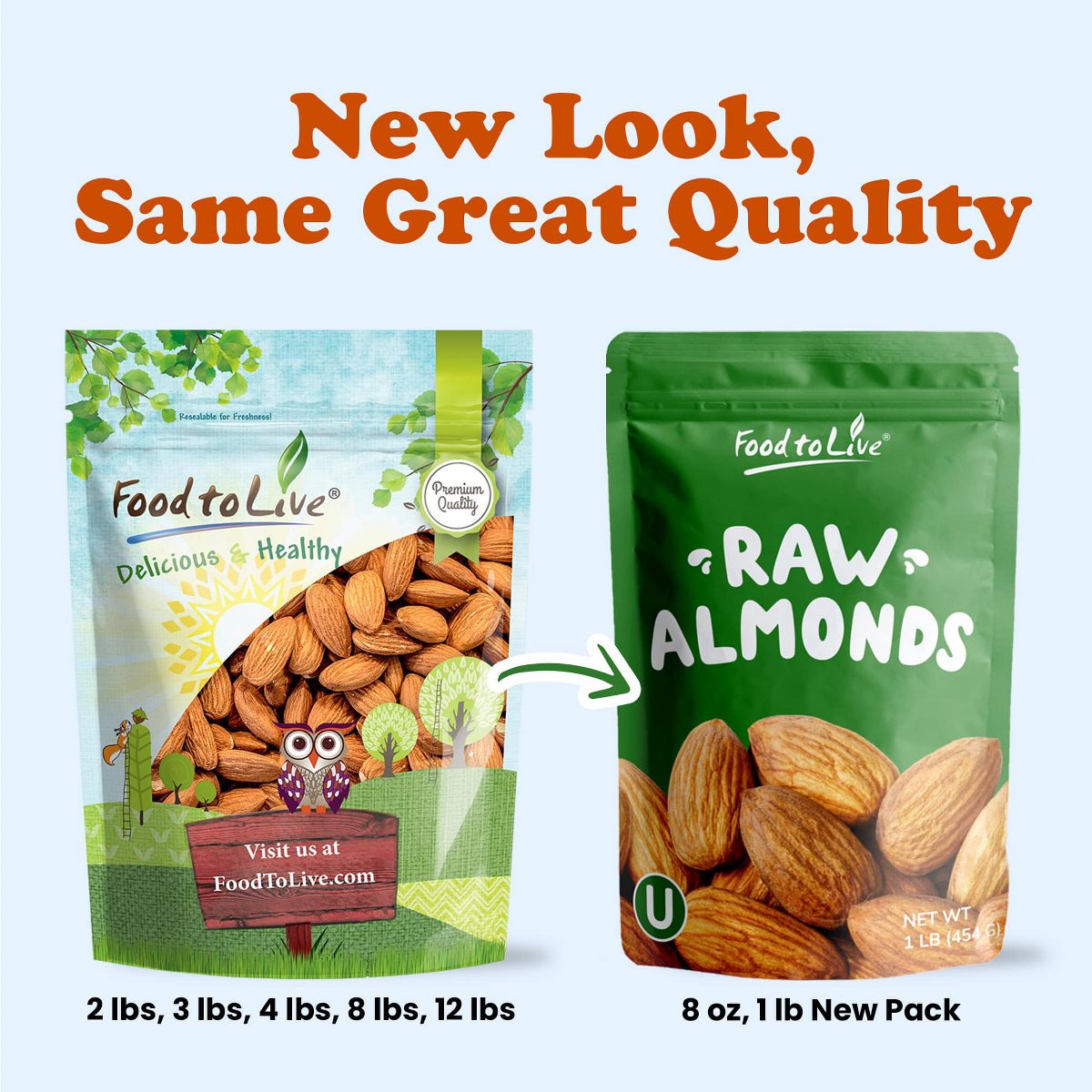 Almendras California - Supremas, Enteras, Crudas, Sin Sal, Sin Tostar, Kosher, Veganas, Keto, Paleo, Bajo en Sodio. - Imagen 8