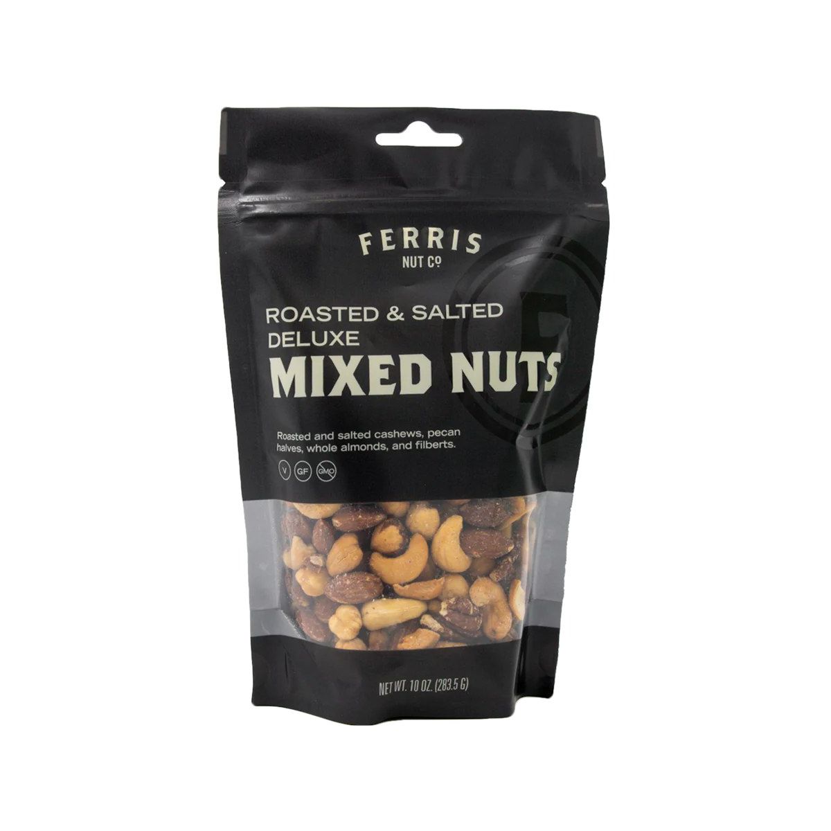 Ferris Nut Co. Mezcla de Frutos Secos Tostados y Salados Deluxe - Caja de 12/10 oz - Imagen 3