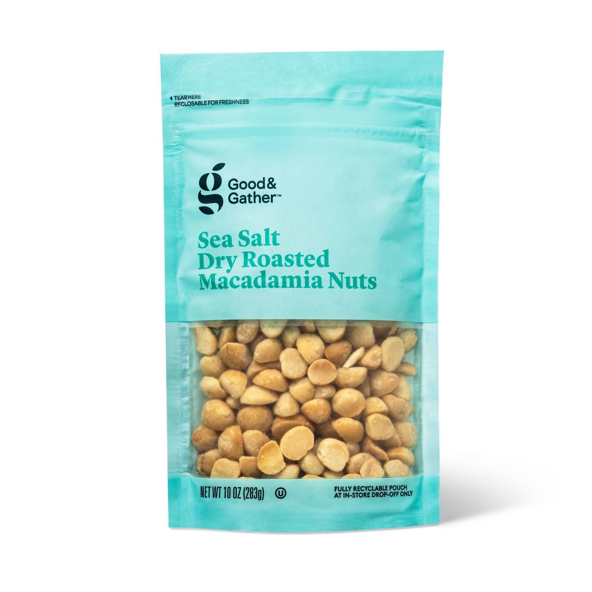Nueces de Macadamia Tostadas con Sal Marina - 10 oz - Good & Gather™