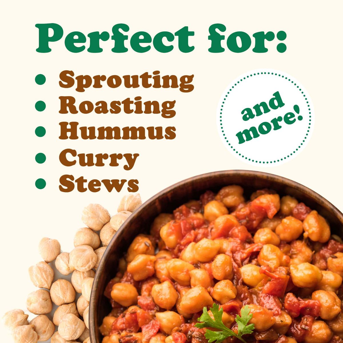 Garbanzos Orgánicos / Chícharos Secos - por Food To Live - Imagen 7