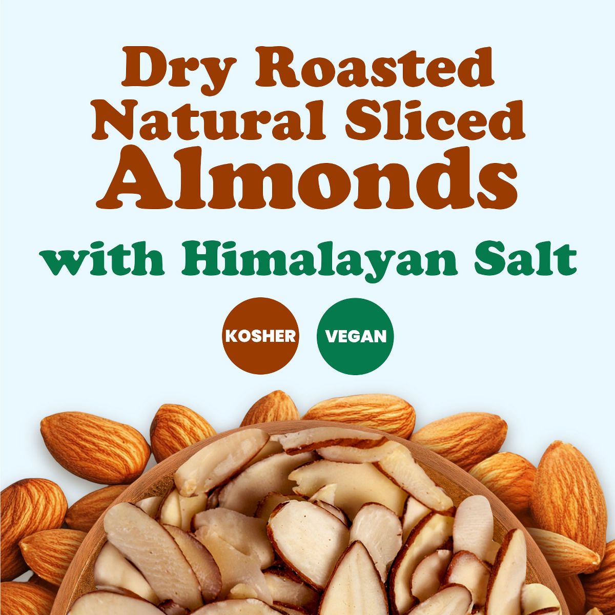 Almendras Fileteadas Tostadas Naturales con Sal del Himalaya - por Food to Live - Imagen 5