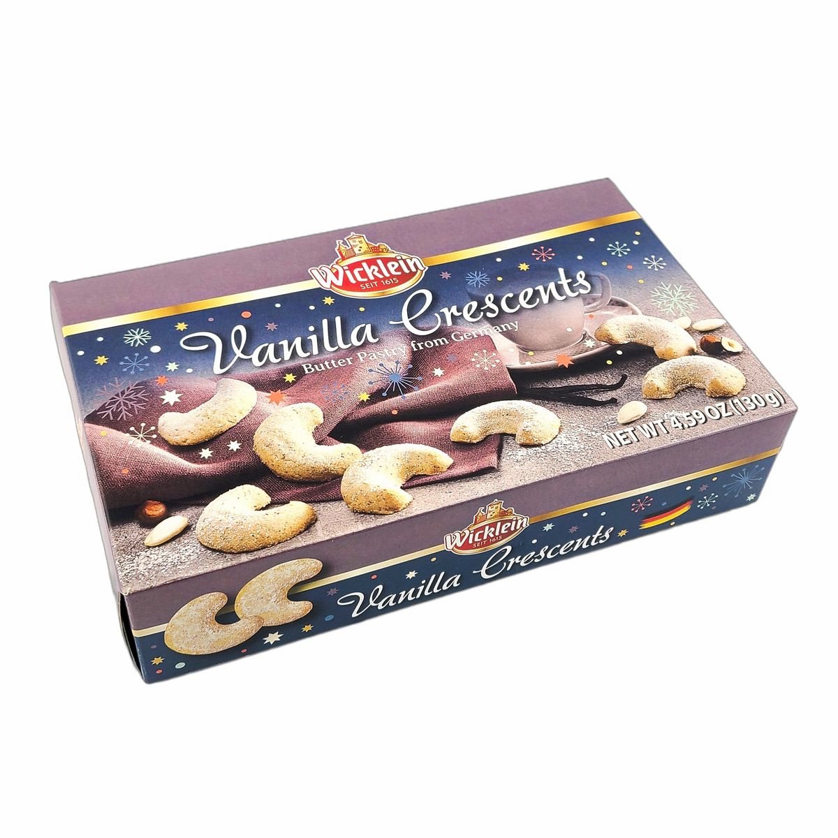 Galletas de Mantequilla Wicklein en Forma de Media Luna Sabor Vainilla 4.59 oz / 130 g - Imagen 4