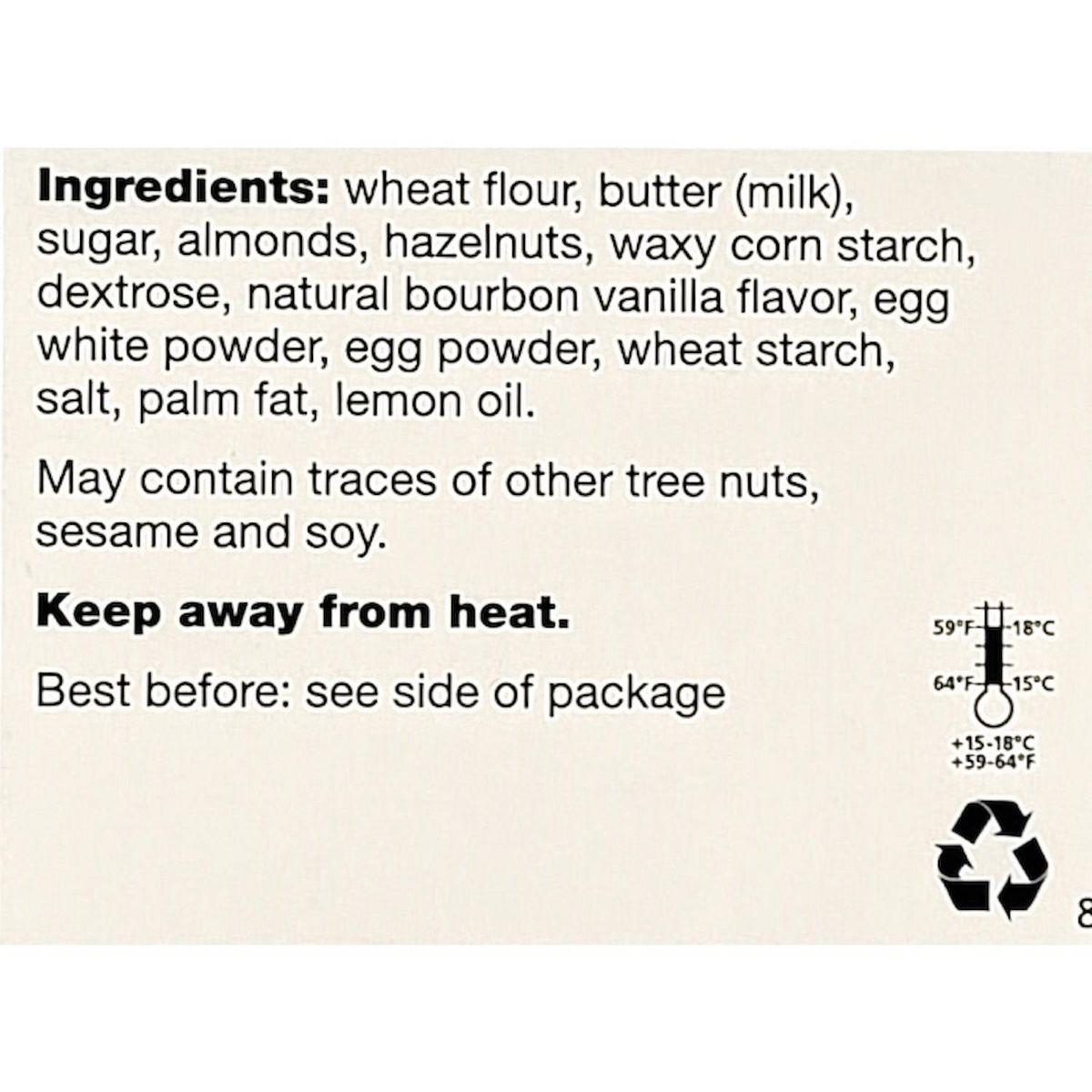 Galletas de Mantequilla Wicklein en Forma de Media Luna Sabor Vainilla 4.59 oz / 130 g - Imagen 7