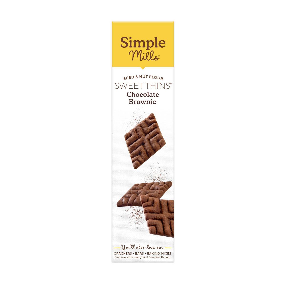 Simple Mills Chocolate Brownie Sweet Thins - 4.25 oz - Imagen 4