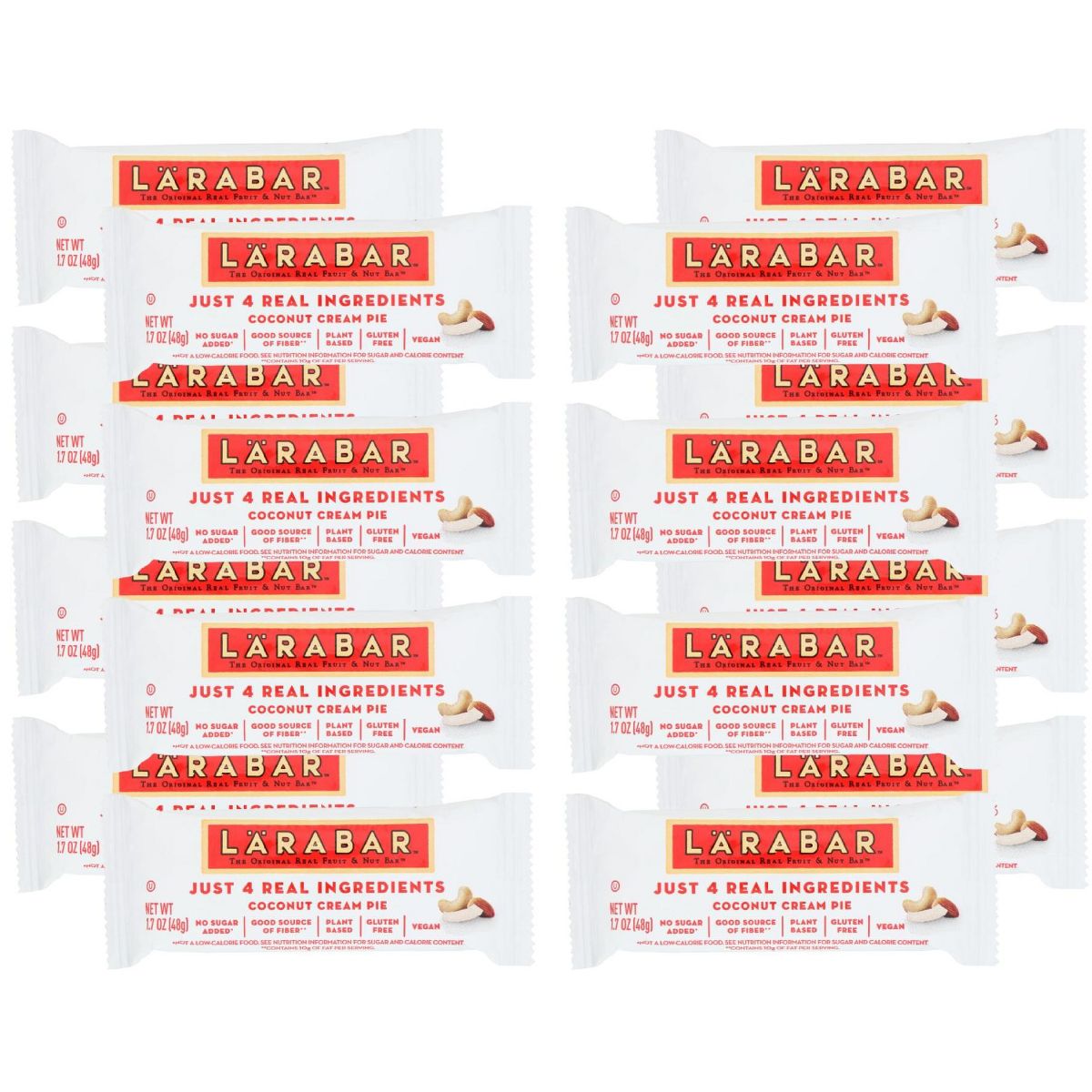 Larabar Coconut Cream Pie Barra de Frutas y Nueces - Caja con 16/1.7 oz