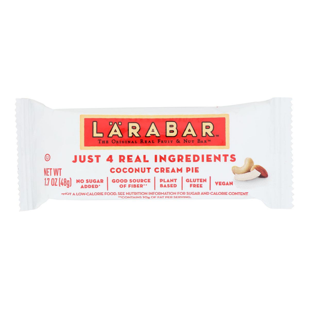 Larabar Coconut Cream Pie Barra de Frutas y Nueces - Caja con 16/1.7 oz - Imagen 3