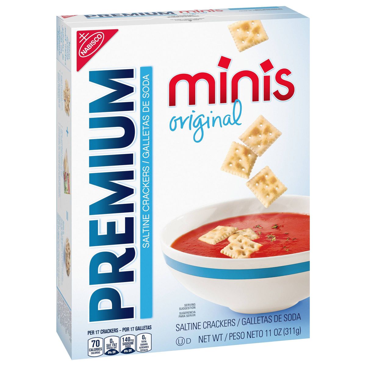 Galletas Saltine Premium Originales Mini, Snack para Lonche - 11 oz - Imagen 7