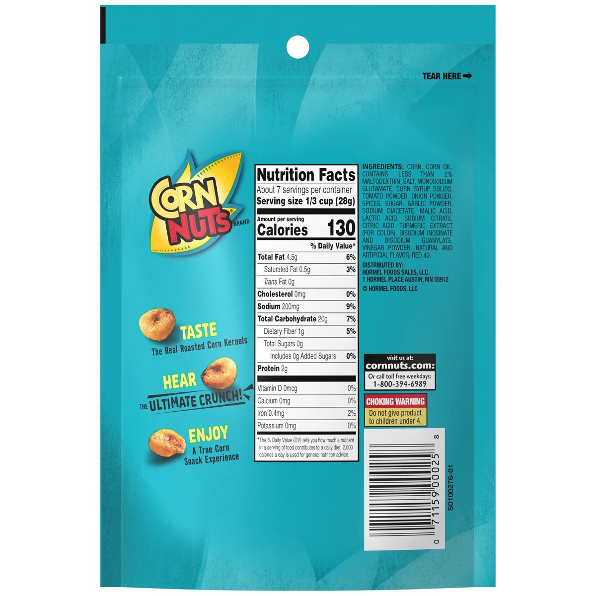 Planters Corn Nuts Ranch Botanas Crujientes de Maíz 7 oz - Imagen 5