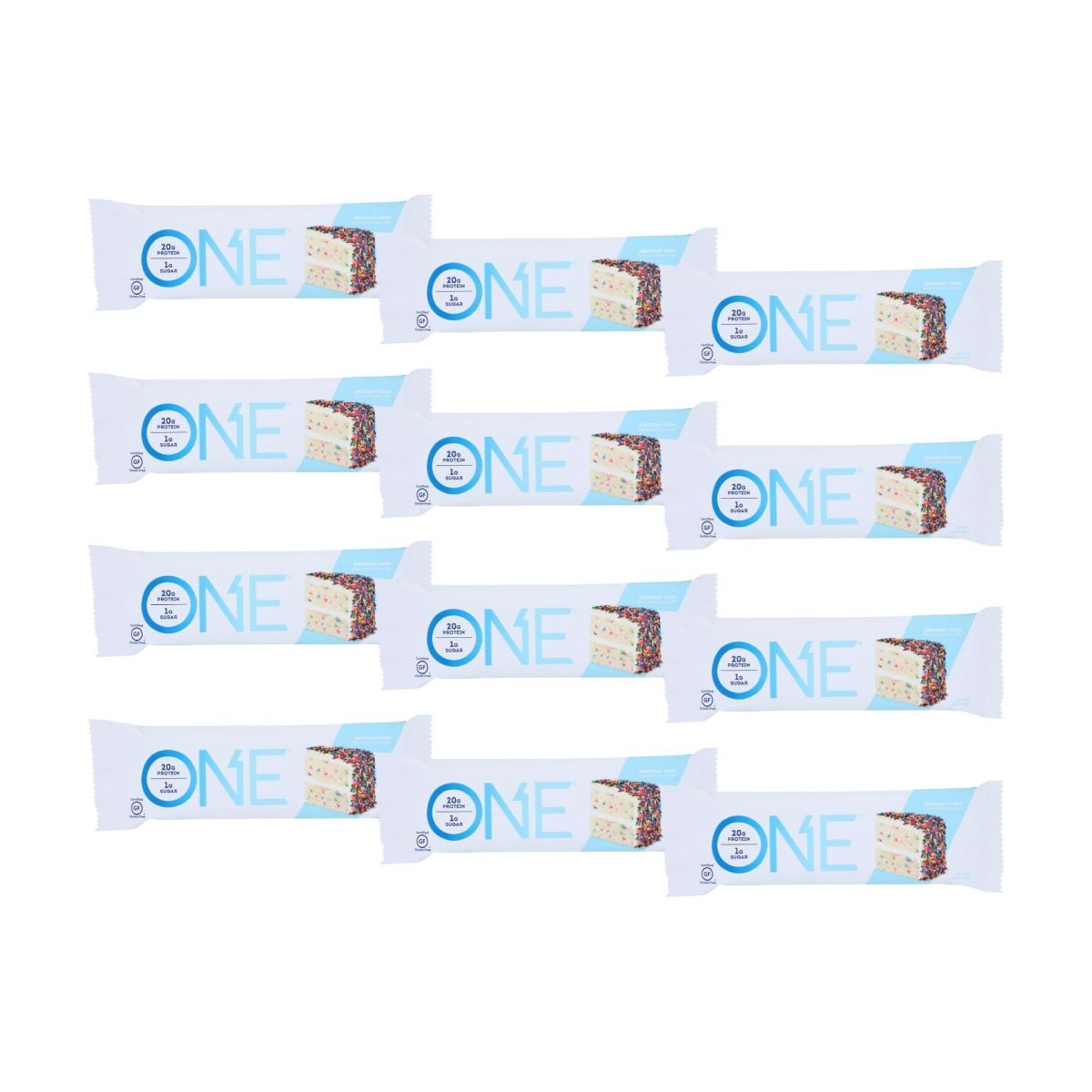 ONE Barrita de Proteína Sabor Pastel de Cumpleaños - 12 barritas, 2.12 oz - Imagen 2