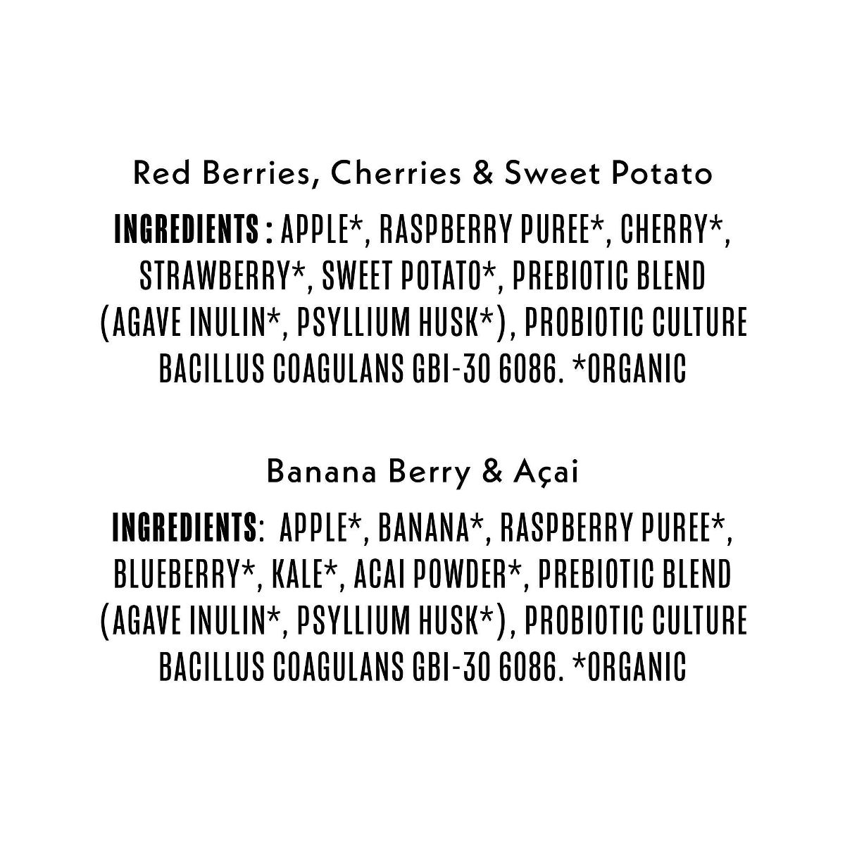 Once Upon a Farm Belly Blends Bolsitas de Fruta Variedad - 12.8 oz/4 ct - Imagen 5