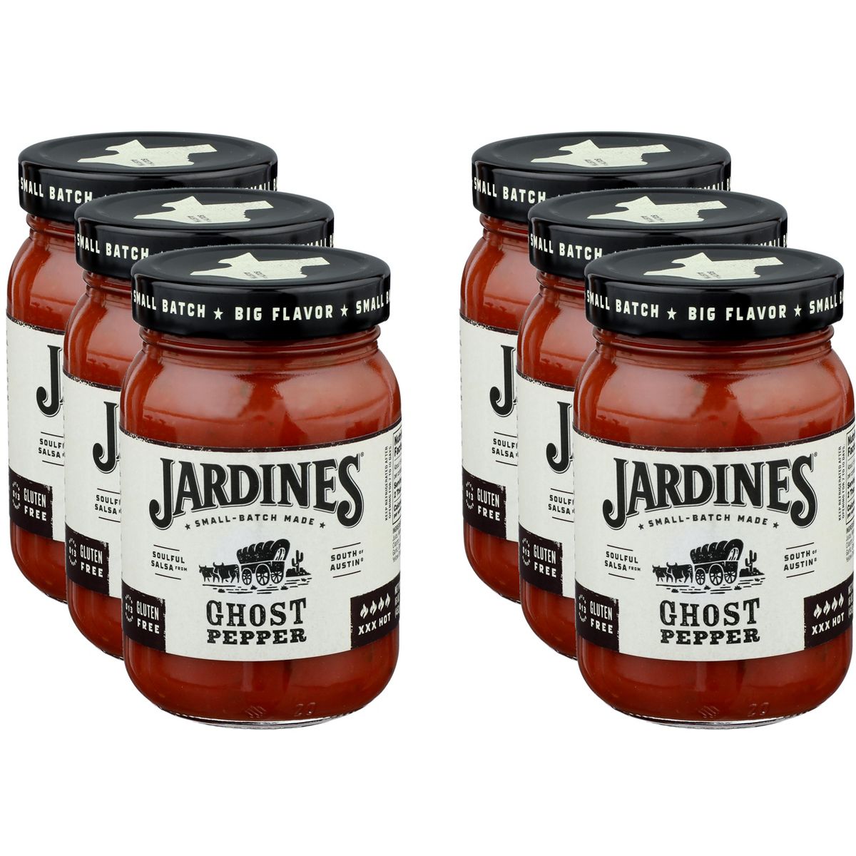 Jardine's Ghost Pepper Salsa - Caja de 6 - 16 oz