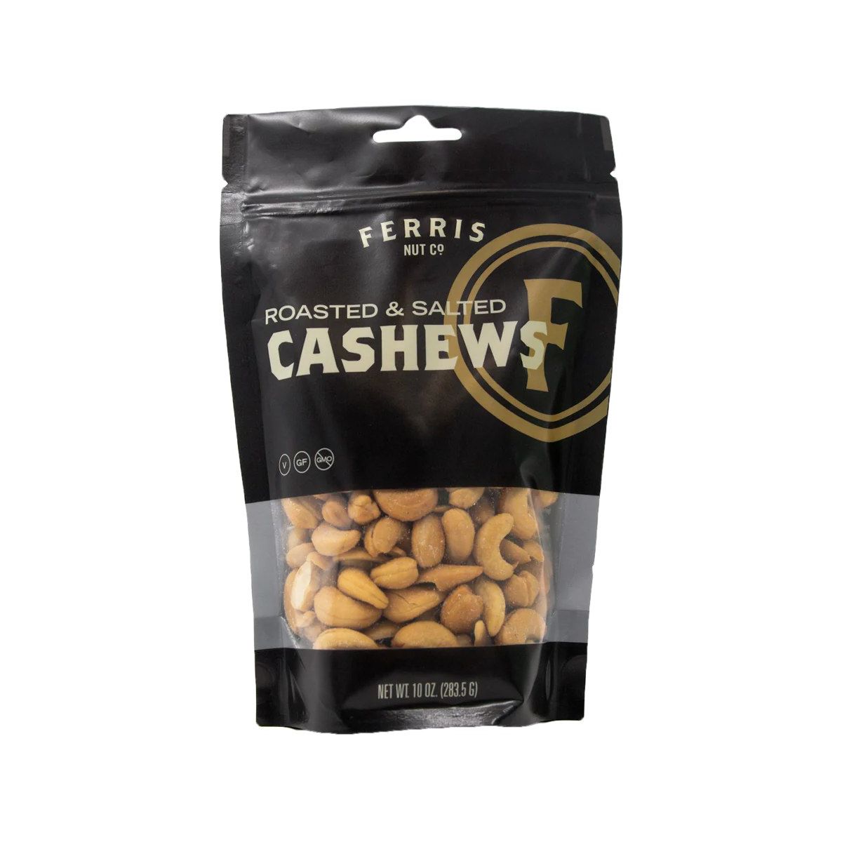 Ferris Nut Co. Nueces de la India Tostadas y Saladas - Caja de 12/10 oz - Imagen 3