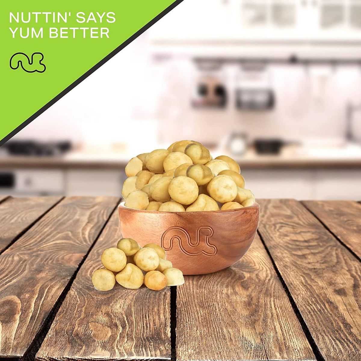 Nueces de Macadamia Recién Tostadas y Saladas, Enteras y en Trozos por Nut Cravings - Imagen 3