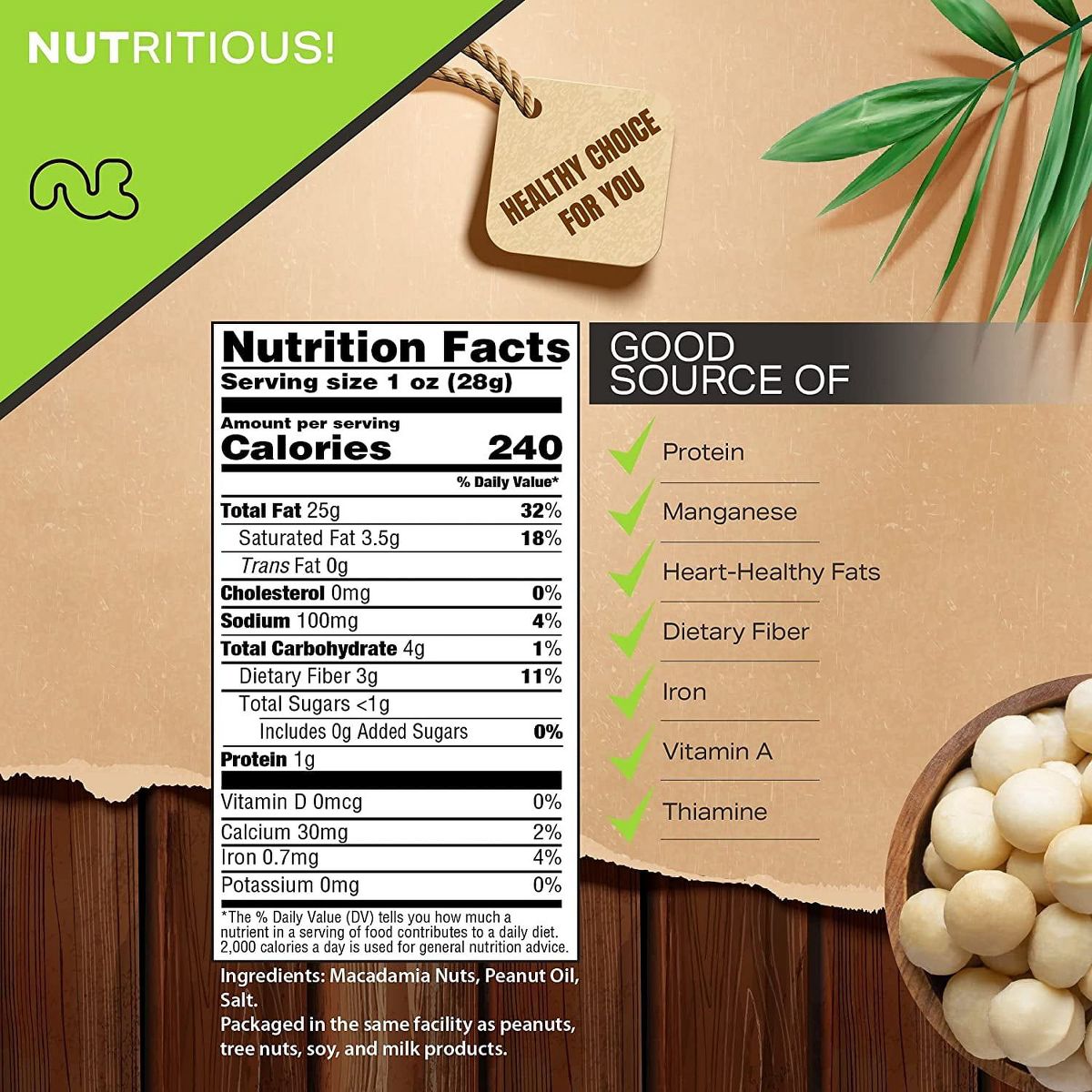 Nueces de Macadamia Recién Tostadas y Saladas, Enteras y en Trozos por Nut Cravings - Imagen 9